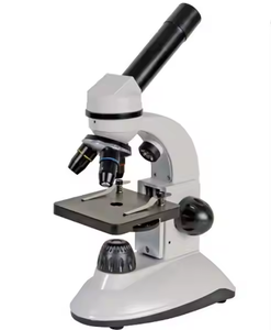 Microscopio óptico biológico monocular con fuente de luz halógena LED 1600X, binocular trinocular 400x para aumento de laboratorio - Product Image 1