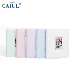 3英寸纯色Ins镂空相册带星卡书大容量288页四宫PU封面 - Product Image 5