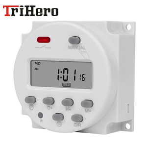 CN101A TH615 12V/24V/110V/220V Singolo e doppio conto alla rovescia micro tempo di ciclo interruttore di controllo di controllo del timer secondi controllo 16A - Product Image 5