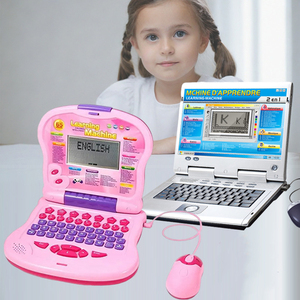 Multifunktion ale Aktivität Intelligente Lernmaschine 65 Funktionen Notebook Early Education Englisch Elektronisches Maschinen spielzeug - Product Image 4