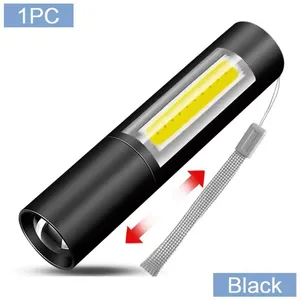 ไฟ USB กันน้ำแบบชาร์จไฟได้พร้อมโหมดสวิตช์3โหมดไฟฉายแบบพกพาแฟลชกลางแจ้ง - Product Image 6