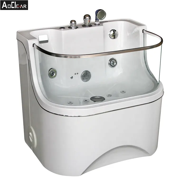 Aokeliya Canada pet grooming bath tub in laundry room for large dogs