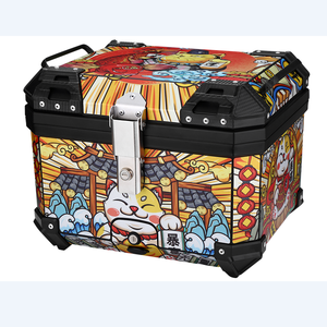 ท้ายรถจักรยานยนต์48l รถจักรยานยนต์ลำต้นอลูมิเนียมกันน้ำกล่องท้ายรถจักรยานยนต์ความจุขนาดใหญ่ - Product Image 1