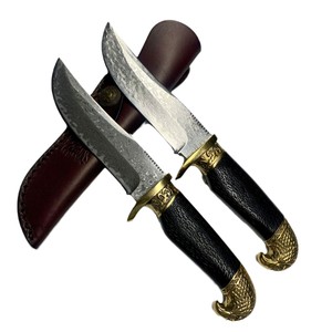 Làm bằng tay Damascus thép ngoài trời dao độ cứng cao đa chức năng cố định lưỡi cho tự vệ cắm trại sắc nét trái cây dao gỗ - Product Image 5