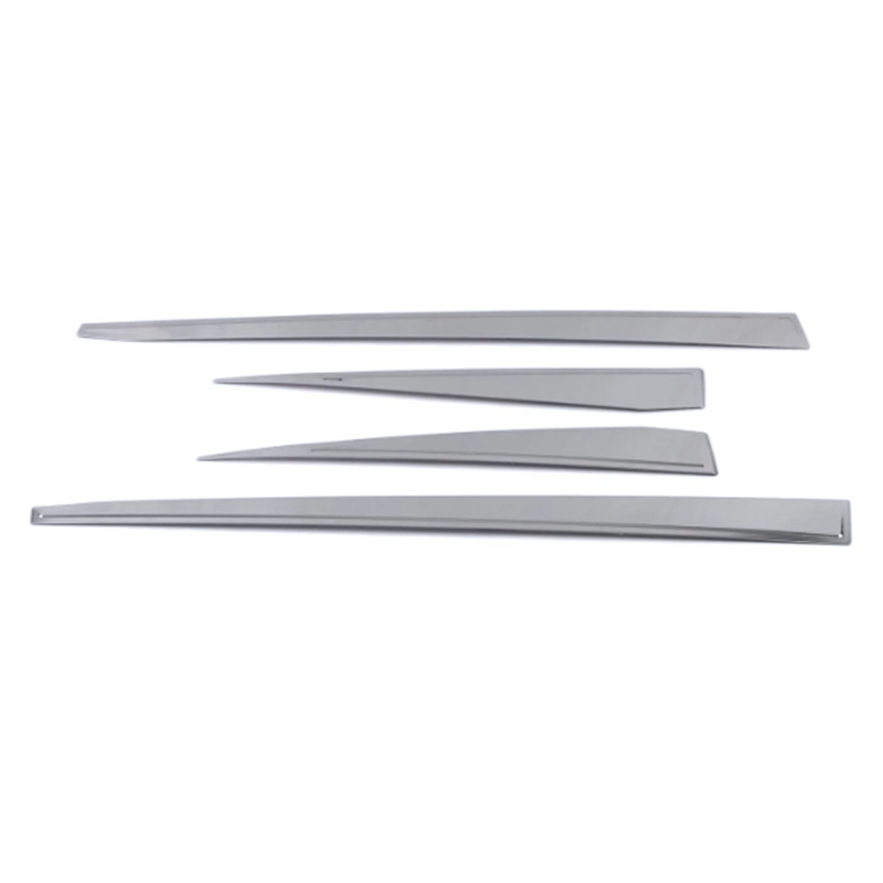 Door edge strip - glossy - stainless steel