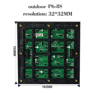 Su geçirmez açık yüksek parlaklık P4 P5 P6 P7.62 P8 P10 SMD LED ekran modülü açık Panel dijital gösterge reklam modülü - Product Image 6