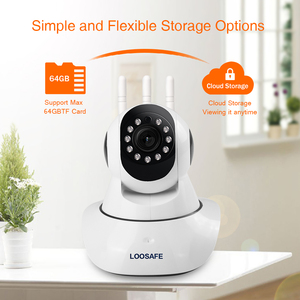 LOOSAFE 2MP Cloud HD night vision security กล้องสองทางเสียงต่ำ wifi กล้อง ip ไร้สายกล้องในร่ม 1080p - Product Image 6