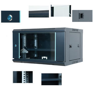 خزانة شبكات 4U 6U 9U 12U 15U، رف خادم، حاوية قائمة على الأرض لمفاتيح التبديل وصناديق التيار الضعيف - Product Image 2