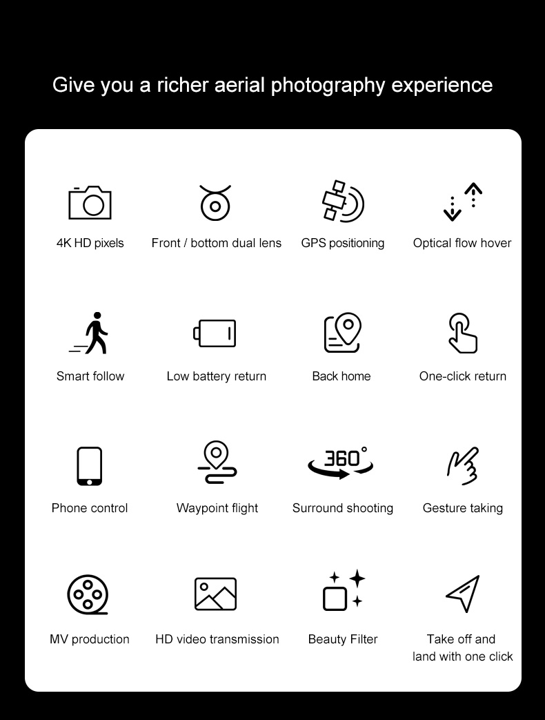 2022 NEW F3 drone GPS 4K 5G WiFi live video FPV quadrotor flight 25 minutes rc distance 500m drones HD wide-angle drones