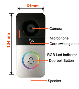 Wired Video Doorbell Apartment <strong>Intercom</strong> <strong>System</strong> with 7 Inch <strong>Monitor</strong> 1080P Doorbell <strong>Camera</strong> Tuya Smart Video <strong>Intercom</strong> Door Phone - Product Image 4