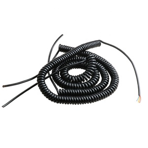Spring Spiral Cable Coiled CableためCNC Handheld Encoder Manual Pulse Generator MPG 7 8 9 10 12 14 15 16 17 18 21 22 26 30 Core - Product Image 1