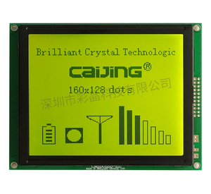 Interfaz paralela programable de 3V personalizada de fábrica, matriz de puntos 160x128, módulo de pantalla LCD gráfico monocromático, tipo de seguridad STN - Product Image 4