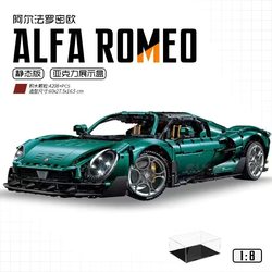 Electroplated emerald alfa romeo-static version