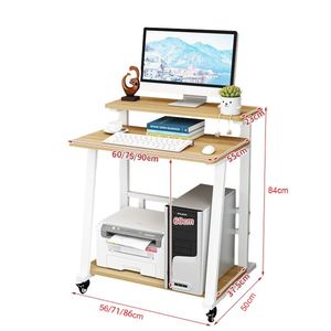 Mesa multifuncional para juegos de ordenador fácil de montar para oficina en casa, mesa para ordenador de escritorio - Product Image 5