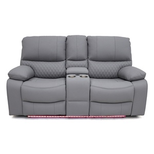 Geeksofa Đồ Nội Thất Da Điện Chuyển Động Điện Ngồi Có Thể Ngả <span class=keywords><strong>Sofa</strong></span> Bộ 3 2 1 Với Giao Diện Điều Khiển Và Gấp Xuống Bảng Cho Phòng Khách - Product Image 3