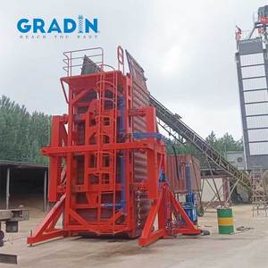 Werks ausfuhr 35ton Container Tilter System zum effizienten Be-und Entladen von Material transport geräten