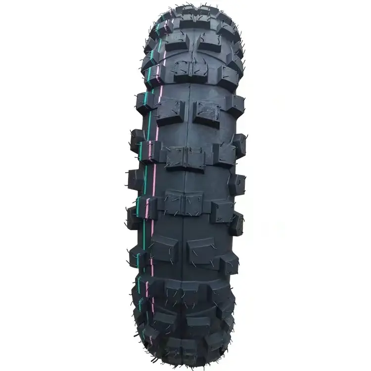 110/90-18 y 140/80-18 neumático duro para motocicleta 18mm de profundidad barro arena enduro Rally resistente al desgaste