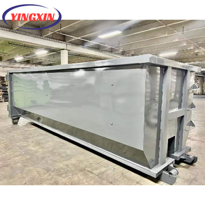 Neuer Zustand Haken hub behälter Müll kipper Karosserie konstruktion Müll container Abroll behälter mit wasserdichter Plane - Product Image 2