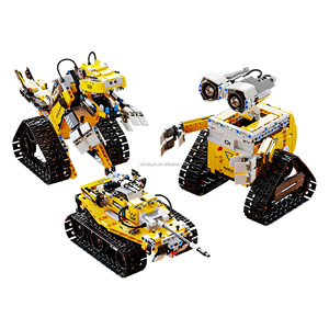 <strong>Technical</strong> Intelligent 3-in-1 Robot APP Remote Control Bricks Building Blocks <strong>Programming</strong> Toys for Kid Boy Gift Educational T4036 - Product Image 1