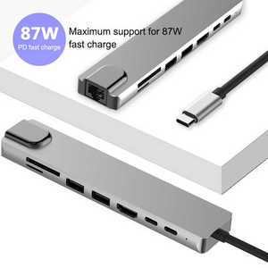 聚焦5合1扩展坞高速5 gbps笔记本电脑类型Usb C集线器，带Tf sd卡读卡器Usb3.0 Usb2.0 - Product Image 5