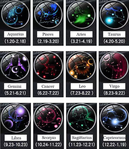 2023ใหม่จี้รูปดาวพระจันทร์สร้อยคอฮิปฮอปสิบสองราศีสร้อยคอสำหรับคืนที่เต็มไปด้วยดวงดาว - Product Image 4