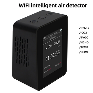 HCHO เครื่องตรวจจับคุณภาพอากาศอัจฉริยะไร้สาย PM2.5 TV0C CO2เครื่องทดสอบความชื้นอุณหภูมิเครื่องวิเคราะห์ก๊าซ - Product Image 5