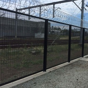 358 ограждение с высоким уровнем безопасности, ограждение и ворота с металлическими 358, сварная сетчатая панель, тюрьма с колючей проволокой - Product Image 6