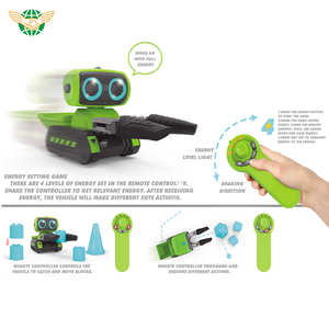 Construction Engineering Remote Control Programmable <strong>Toys</strong> Grab and Carry <strong>Things</strong> Rc Robot Car Kid Robot
