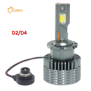 双铜新设计canbus 35w 55w汽车发光二极管灯泡，带连接器d2s d4s d2 d4氙气hid发光二极管头灯汽车前照灯 - Product Image 1
