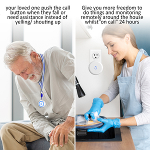 Kerui המוכר הטוב ביותר טיפול אלחוטי pager כפתור פאניקה טבעת דלת פעמון דלת אלחוטי - Product Image 6