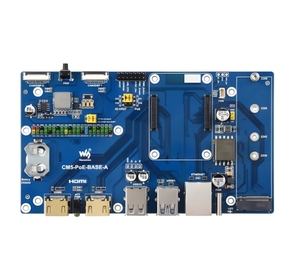 Waves hare Raspberry Pi Compute Module 5 Entwicklungs platine POE-Funktion mit allen Varianten für CM5 IO Board - Product Image 2