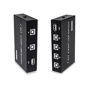 4-Port <strong>USB</strong> <strong>Printer</strong> Sharing Switch Box 4x1 <strong>USB</strong> 2.0 Manual Selector Hub <strong>Printers</strong> Scanners Plug Play Multi-PC Peripheral Switcher - Product Image 5