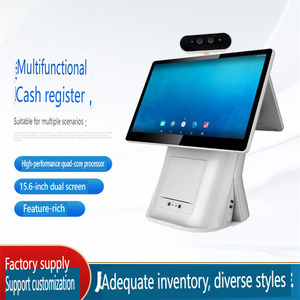 Компьютерная фабрика Pos 15,6/17 дюймов сенсорный экран POS система кассовый аппарат с полной упаковкой принтера, сканер, кассовый ящик, клавиатура - Product Image 3
