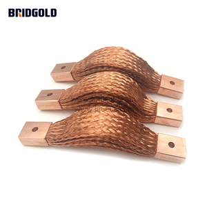 Bridgold מחיר נמוך גמיש נחושת קלוע מחבר חוט מחברים מגשר חינם מדגם <span class=keywords><strong>busbar</strong></span>