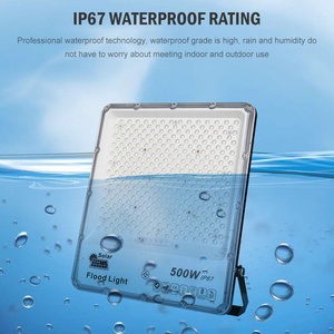 Beyaz açık Ip67 su geçirmez Smd alüminyum 80w 100w 200w 300w 500w 1000w güneş pili led projektör