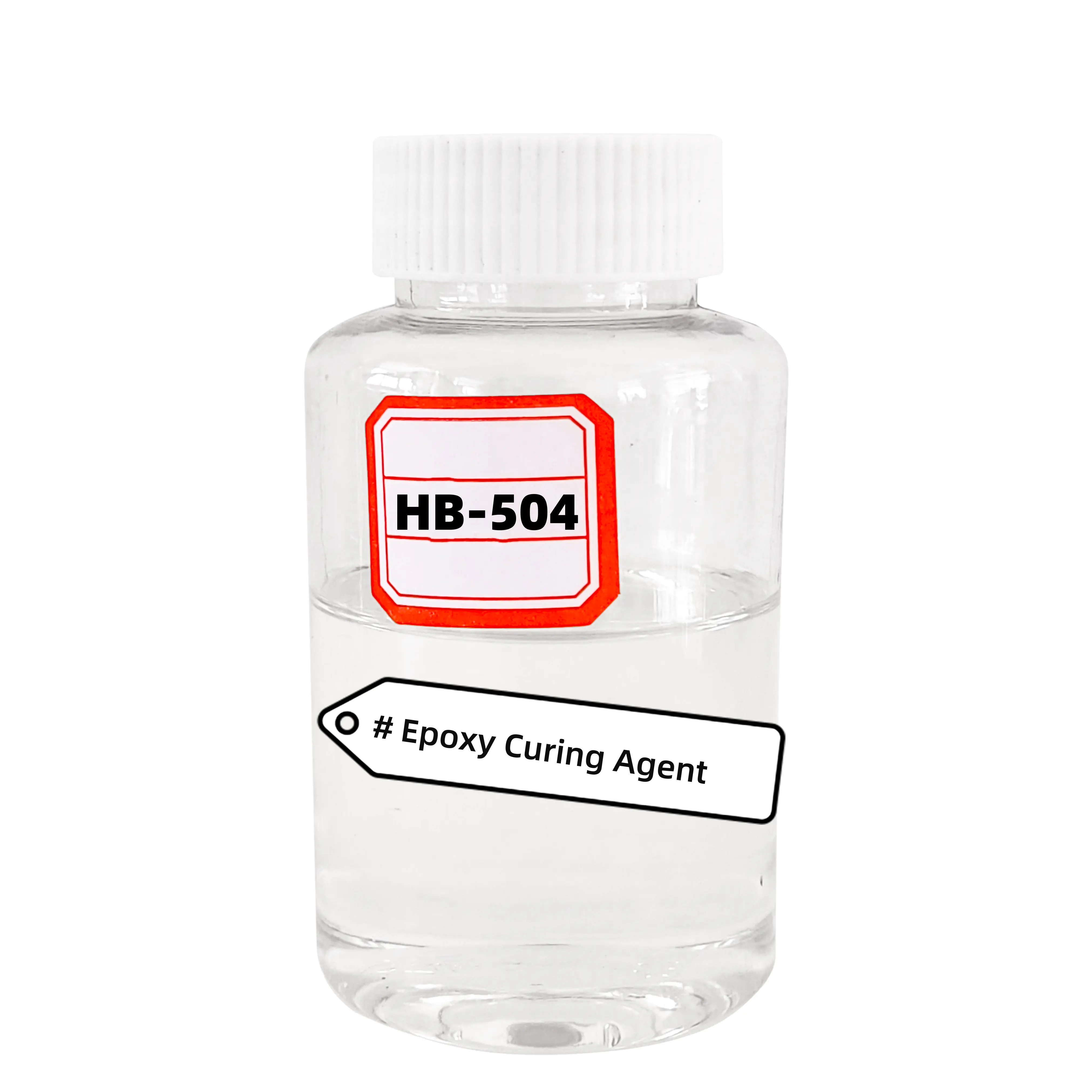 Endurecedor Epoxy líquido transparente para adesivo de ligação HB-504 de boa performance e longa vida útil