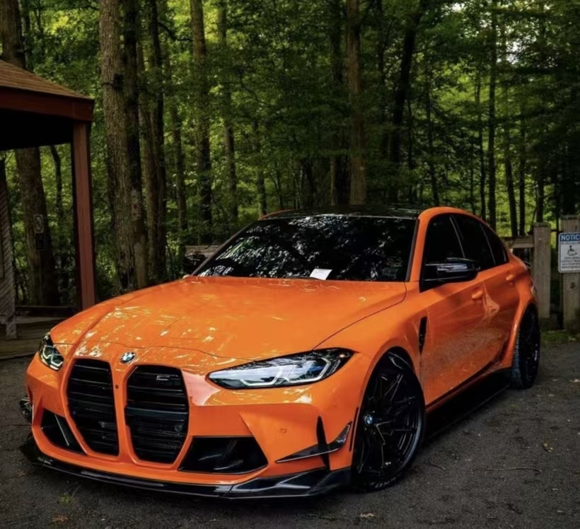PET BMW Orange Feu