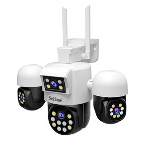 8MP กล้องวงจรปิดแบบมีลูกกระสุนมุมกว้างพิเศษระบบกล้อง IP 4เลนส์180 ° ดูภาพพาโนรามา5X ซูมพร้อมเซ็นเซอร์ CMOS ในตัว - Product Image 2