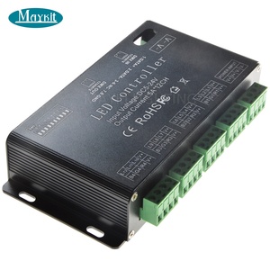 Сценическое освещение Dmx 512 светодиодный контроллер декодера высокого качества LED RGBW DMX 512 12 каналов контроллеры декодера