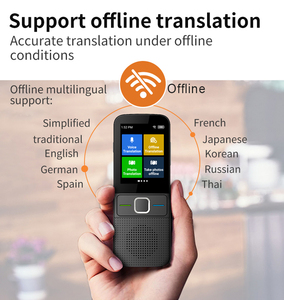Übersetzungs gerät Sprach übersetzer Stimme Echtzeit AI tragbar Zwei-Wege-Online-Offline-Wireless Global Smart Translators - Product Image 2