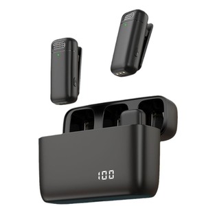 K6 microfono senza fili uno per due con ricarica della rete di telefonia Mobile Internet Live Broadcast Vlog Radio riduzione del rumore - Product Image 5