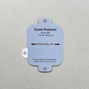 ฟิล์มป้องกันหน้าจอนาฬิกาอัจฉริยะแบบฟิล์ม TPU ไฮโดรเจลสำหรับ Apple Watch Serious 1 2 3 4 5 6 7 8 49 45 44 42 41 40 38มม. ติดตั้งง่าย - Product Image 2