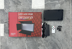 Pro LED 600 RGB makyaj ışık ve video ışığı tam renkli kamera açık LED dolgu ışığı - Product Image 2