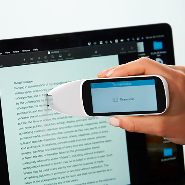 2024 intelligente traduttore libro elettronico penna di lettura portatile penna di scansione lingua vocale traduttore dispositivo discorso al lettore di testo