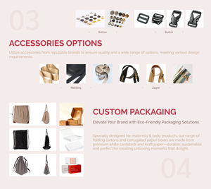 Nhà Máy Linen sơ sinh tùy chỉnh Ergonomic bé tàu sân bay túi bé Warp Vai tàu sân bay 4 trong 1 Ergonomic bé tàu sân bay cho trẻ sơ sinh - Product Image 3