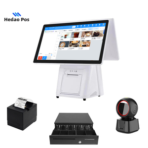 חם אנדרואיד all-in-one מכירה חמה אנדרואיד 11 pos מכונת 15.6 כפול מסך i5 בגדים חנויות מסך כפול מזומנים קופה עבור קמעונאות