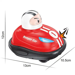 DCバトルトイジャンピングバンパーカー2.4G Rcバンピングコリジョンカーセット、ライト & サウンドファン付き子供用 - Product Image 3