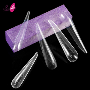 Yeni tasarım tırnak uzatma formu kutusu paketi akrilik tırnak formları plastik XXS tırnak ipuçları formu - Product Image 5