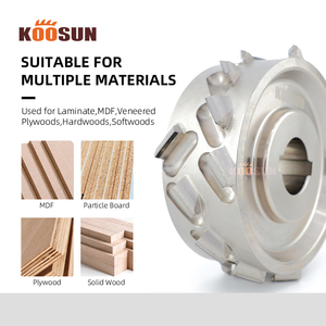 KOOSUN yüksek kalite ve hassas PCD & elmas ön freze ahşap için kesici endekslenebilir freze kesici - Product Image 3