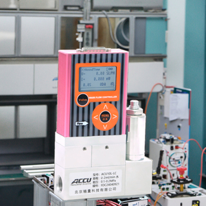 Contrôleur de débit massique à bas prix Affichage numérique Contrôleur de débit de gaz Air Oxygène Hydrogène Azote Débitmètre - Product Image 4